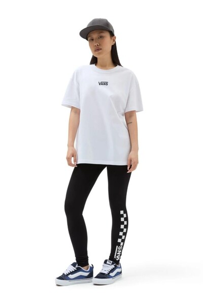 Vans Flying Oversized D Women's White T-Shirt - Vn0A7Yutwht1