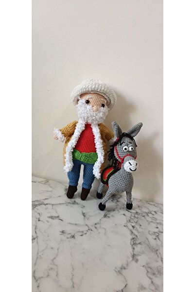 Happinesslife nasreddin hoca ve eşşeği amigurumi  el örgüsü