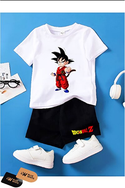 FRİENDS KİDS Set de pantaloni scurți și tricou pentru copii cu imprimeu Kunfu