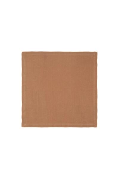 Vanelli Home Wash Keten 4'lü Peçete Seti Taupe