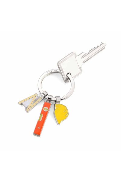Troika Folding Rule Level Helmet Keychain