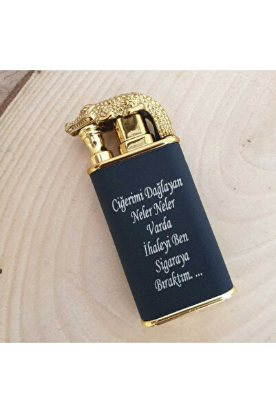 Genel Markalar Çakmak Kişiye Özel İsim Yazılı ve Mdf Tasarım Kutulu No:40