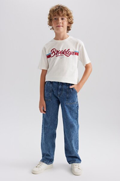 DeFacto Fiú széles szárú farmernadrág - A3774a823au