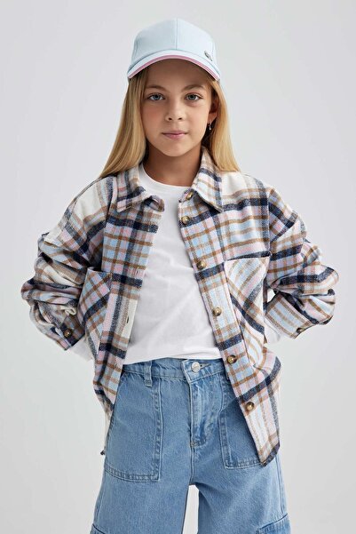 DeFacto Long Sleeve Girl's Shirt - B1912a823au