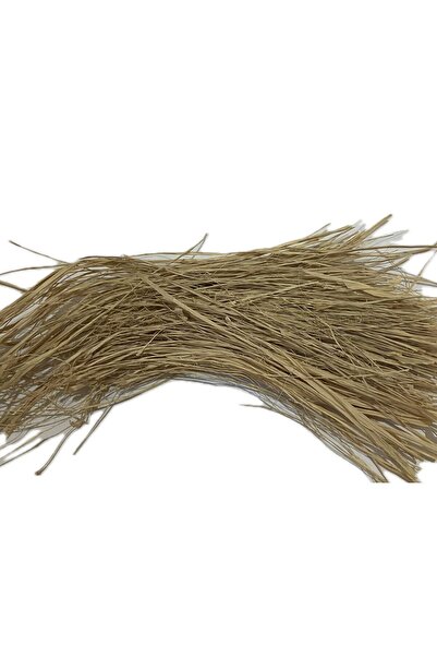 JÜTHAS Doğal Rafya Muz Lifi Naturel - Saman Ip, Süsleme Malzemesi 100 Gram