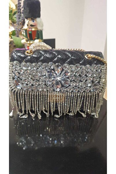 DAMLA BUTİK EREĞLİ DAMLA ATAKAN TAŞ DETAYLI OMUZ ÇANTASI