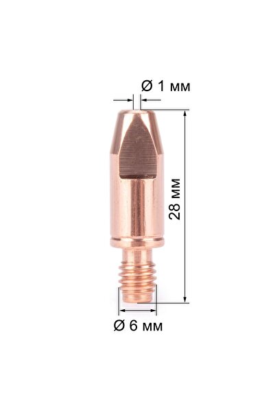 oskonweld m6x1.0 mm ecu meme (20 adet)