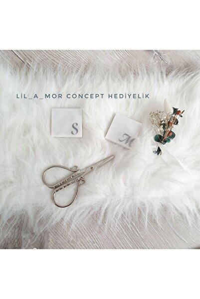 LilAmor Concept Hediyelik Mermer Yüzük yükseltici ve makas set söz nişan