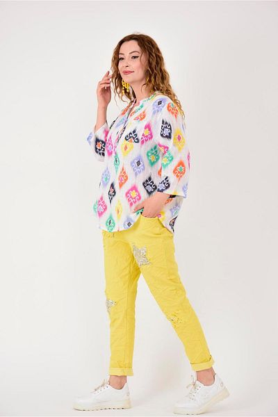Park Moda 15455F-38 Cămașă cu model Ikat