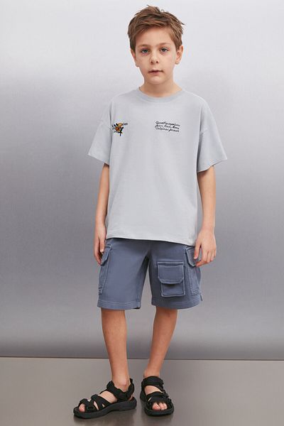 GRIMELANGE BALFOUR Men's Gray T-Shirt - Stylish and Comfortable Design