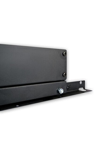 Digithome Policový organizér z černého kovu se zásuvkami – víceúčelový organizér do skříně