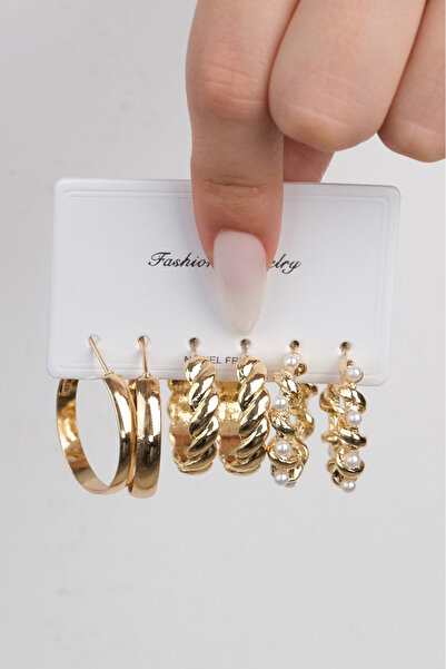 Richard Jewell KADIN ÇELİK RENK ATMAZ 6 LI KÜPE MODELİ