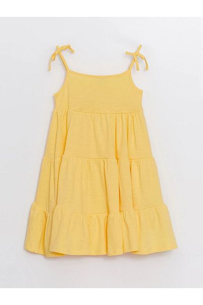 LC Waikiki LCW Kids - Girl's Square Neck Dress