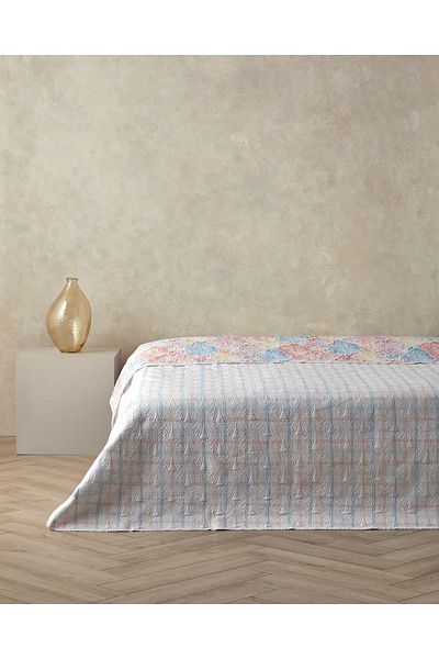 English Home Pink Coastal Treasures Double and Multi-Purpose Blanket