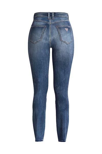 Guess Jeans Skinny-Fit-Jeans CARRIE MID mit Label-Patch im 5-Pocket-Style