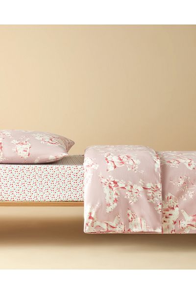 English Home Pink Bearette Cotton Children's Bedding Set