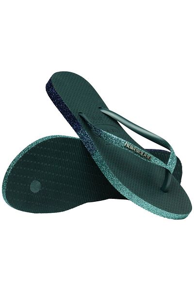 Havaianas Slim Sparkle Ii Green Women's Slippers