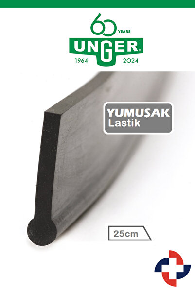 unger Profesyonel Kalite Cam Lastiği Yedek - 25 Cm - Soft (YUMUŞAK)