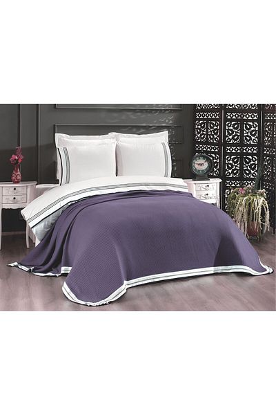 Royal Home Ares Pike Duvet Cover Bridal Set 7 Piece Plum