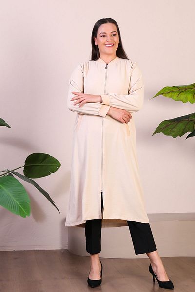 Ferace Women's Hijab Clothing Large Size Seasonal Wear Off Cap Stone