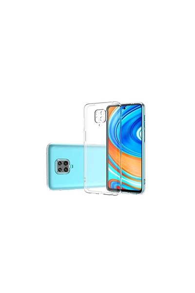 Evax (TIPALI ŞEFFAF) Redmi Note 9s Kamera Koruyuculu Şarj Yeri Tıpalı Yumuşak...
