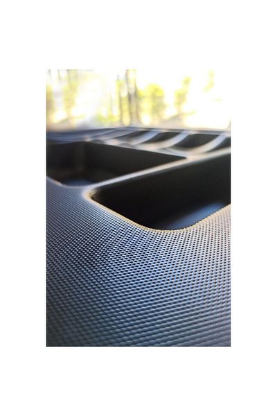 GörSeç 47x49 см Черно чекмедже - Поставка и органайзер за прибори, 45x40 см E Cut