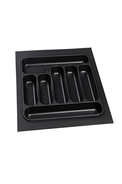 GörSeç 42X49 cm Organizer - Set of 2 Black Ladle and Spoon Holder (36X40 cm E Cuttable)