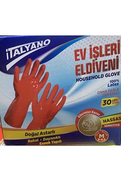 İtalyano Bulaşık Eldiveni 9-9,5 Numara