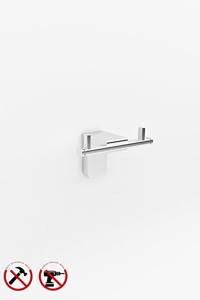 Alper Banyo Premium F1 Model Bornoz Askılık | Paslanmaz Çelik | 5 Yıl Garantili Şık Banyo Askısı