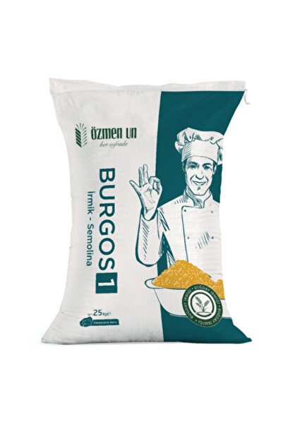 Özmen Burgos 1 Numara İrmik Semolina Özmen Un 25 Kg