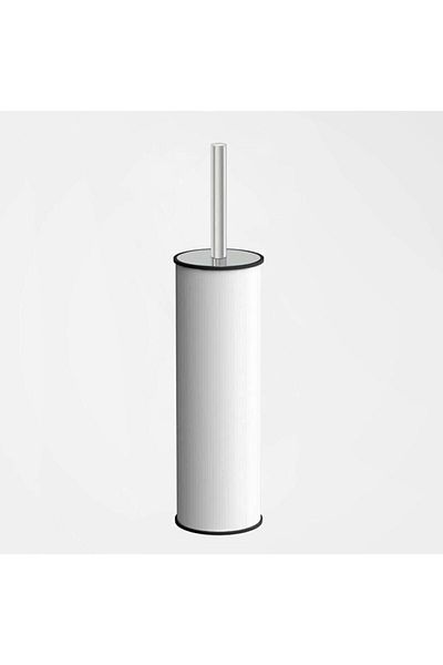 GörSeç Λευκή βούρτσα WC από ανοξείδωτο ατσάλι & βούρτσα τουαλέτας Βούρτσα μπάνιου