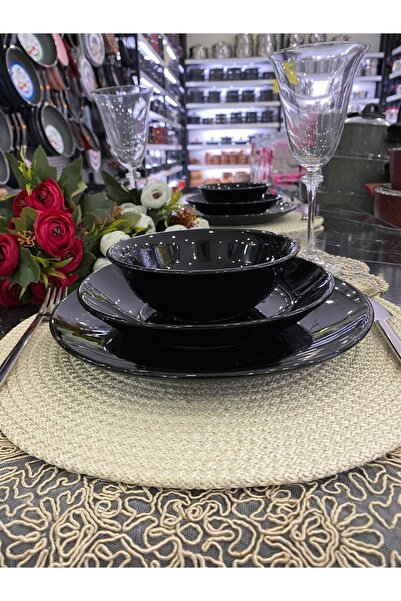 GörSeç Placemat Runner Plate 6 Pieces Cream Leather Detailed Cord Knitted Dowry Set Plate Coaster Fireproof