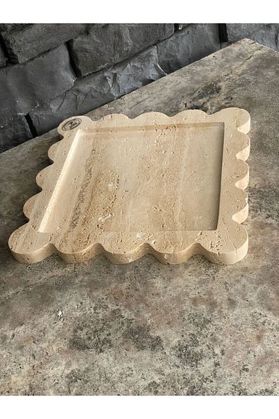 Polen Stone Travertine Decorative Tray