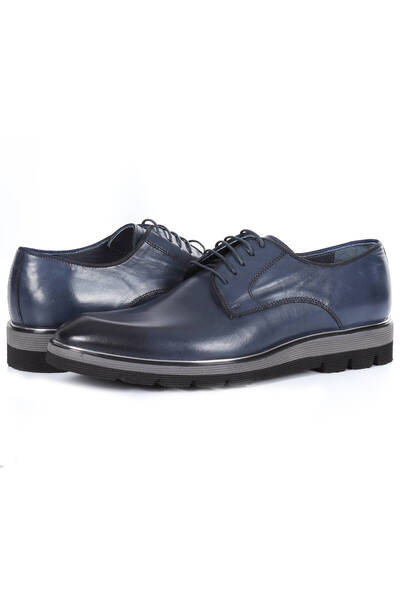 Ysf Erkek Lacivert Bağcıklı Casual Ayakkabı