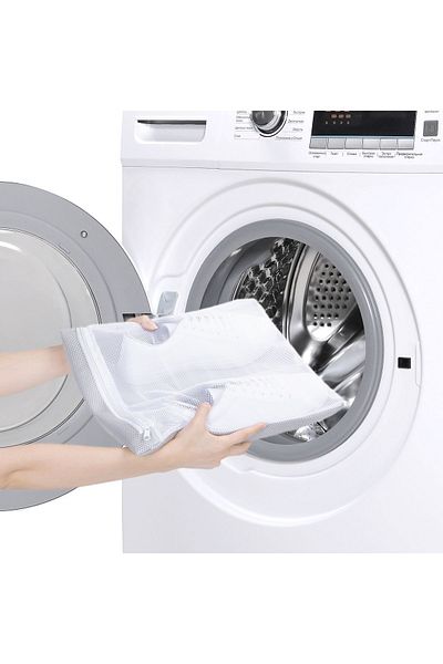 Ocean Home Textile Gray Color Shoe Washing Net 35 X 40 Cm