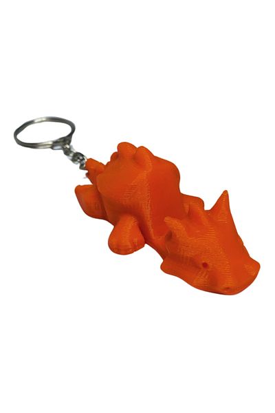 Tesseract Keychain Little Dragon Phone Holder