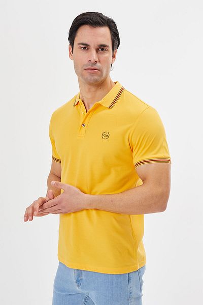 Tony Montana Μπλουζάκι Polo Neck Regular Fit - Κουμπωμένο