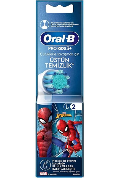 Store Yeni Şarjlı Diş Fırçası Yedek Başlığı Spiderman 2 adet ürün  890799