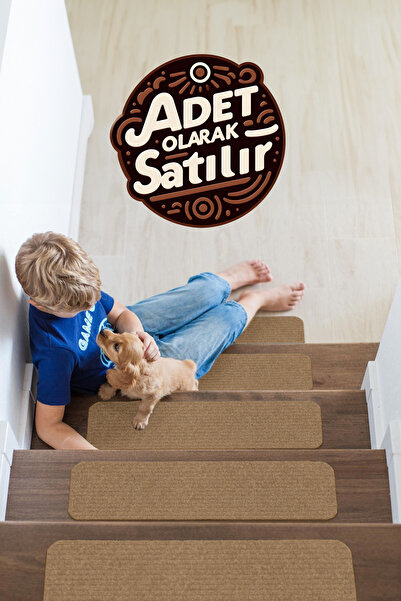 Stepmat Halıfleks Mega Rip Kaymaz Kauçuk Tabanlı Zemine Tutunan Merdiven Pasp...