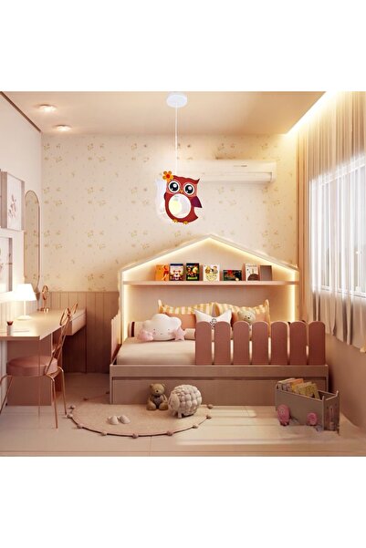 Özcan Aydınlatma 4800-8,04 Baykuş Sarkıt Avize Çocuk Odası