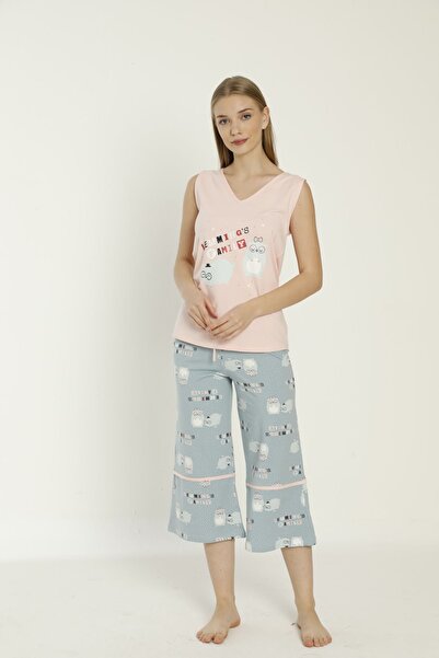 Rubina Secret American Cotton Capri Pajama Set