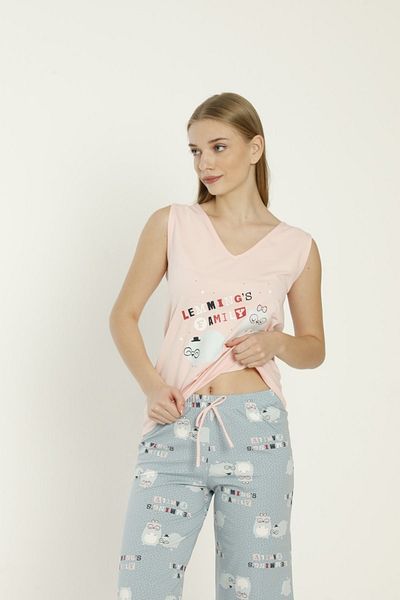 Rubina Secret Σετ πιτζάμες American Cotton Capri