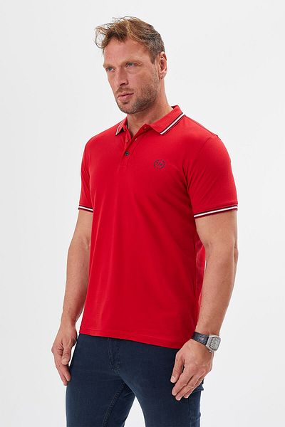 Tony Montana Μπλουζάκι Polo Neck Regular Fit - Κουμπωμένο