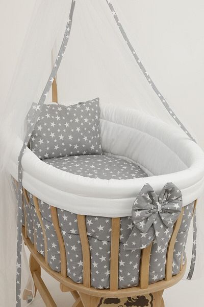 BebeK on For Gray Starry Sleeping Set - For Basket Crib