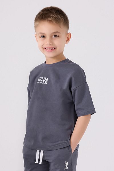 U.S. Polo Assn. Boy's Gray Bermuda Suit