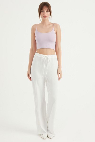 SUBU TASARIM Lilac Crop Thin Strap - Model 2010