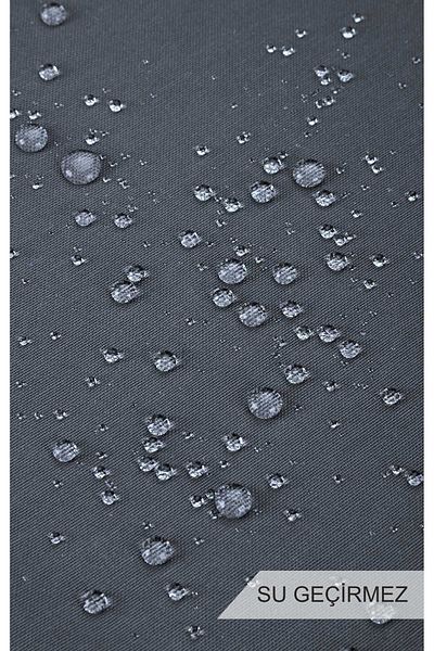 HOMELKA Washing Machine Cover Embroidered Liquid Proof Fabric Navy Blue Color