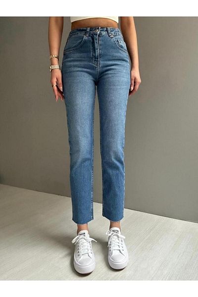 YouLikeButik Cut Leg Boyfit jeans