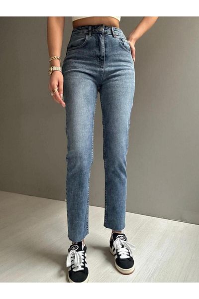 YouLikeButik Cut Leg Boyfit jeans