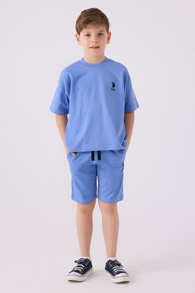 U.S. Polo Assn. Boy's Blue Bermuda Suit